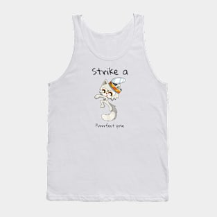 kittyswat Andy Strike a Purrrfect Pose Tank Top